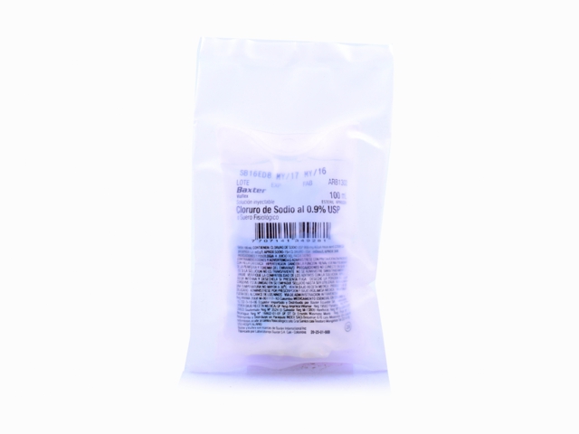 Cloruro De Sodio Al 0.9% X 100 Ml (suero Fisiologico) - Baxter, image size:640x480