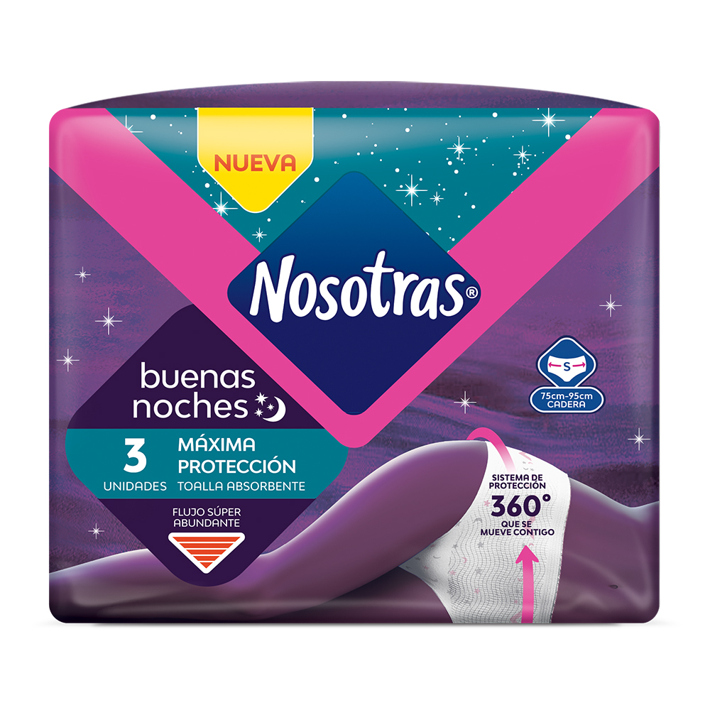 Droguería La Economía | NOSOTRAS BUENAS NOCHES MAXIMA PROT TALLA S BOLSA X 3 UNDS Droguería La Economía | NOSOTRAS BUENAS NOCHES MAXIMA PROT TALLA S BOLSA X 3 UNDS