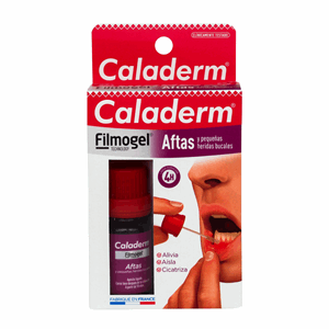 Caladerm Filmogel Aftas Y Pequeñas Heridas Bucales Sol Topica Fco X 6 Ml - Sin Asignar