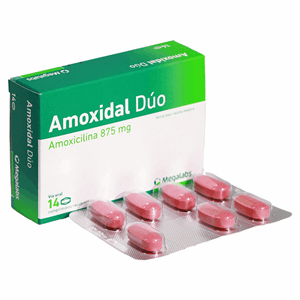 Amoxidal Duo 875 Mg Caja X 14 Comprimidos - Amoxidal Duo