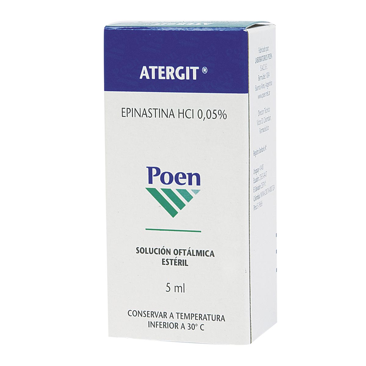 Atergit Solucion Oftalmica X 5 Ml - Atergit