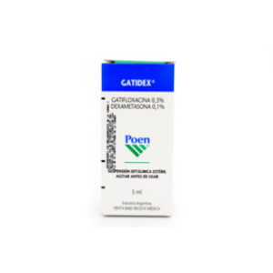 Gatidex 0.3%/0.1% Suspención Oftálmica Frasco X 5 Ml - Gatidex