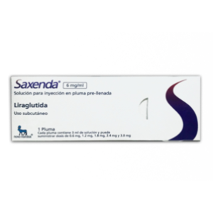 Saxenda 6 Mg/ml Soluc Inyec Caja X 1 Pluma Prellenada (231393) - Saxenda