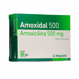Amoxidal 500 Mg Caja X 30 Capsulas - Amoxidal