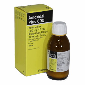 Amoxidal Plus 600/42.9mg/5ml Polvo Fco X 100 Ml P/reconst Susp Oral - Sin Asignar