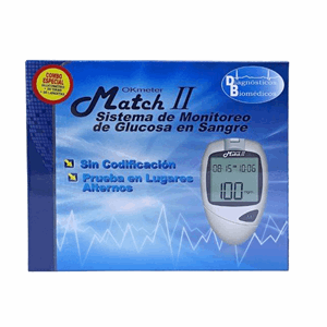 Okmeter Match Glucometro 50 Tiras 50 Lancetas Combo Especial - Okmeter