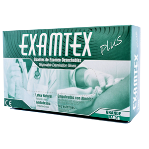 Guante Desech P/examen Examtex Plus Talla L X 100 Unds - Protex