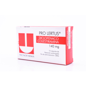 Pro Lertus 140 Mg Caja X 10 Capsulas De Liberacion Prolongada - Pro Lertus