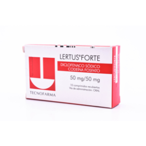 Lertus Forte 50 Mg / 50 Mg Caja X 10 Comprimidos Recubiertos - Lertus