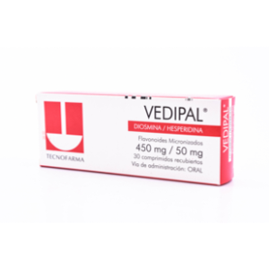 Vedipal 450 / 50 Mg Caja X 30 Comprimidos - Vedipal
