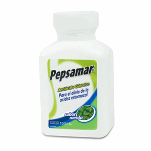 Pepsamar Suspension Sabor Menta Frasco X 150 Ml - Pepsamar