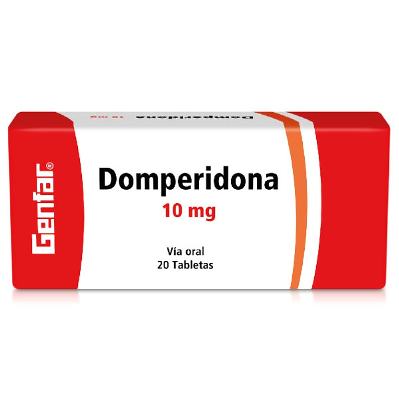 Domperidona G-far 10 Mg X 20 Tabletas - Domperidona  Gf