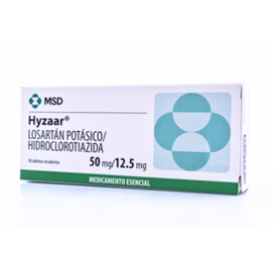 Hyzaar 50/12.5 Mg X 30 Tabletas - Hyzaar