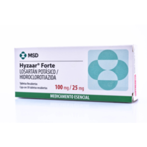 Hyzaar Forte 100/25 Mg X 30 Tabletas (233408) - Hyzaar