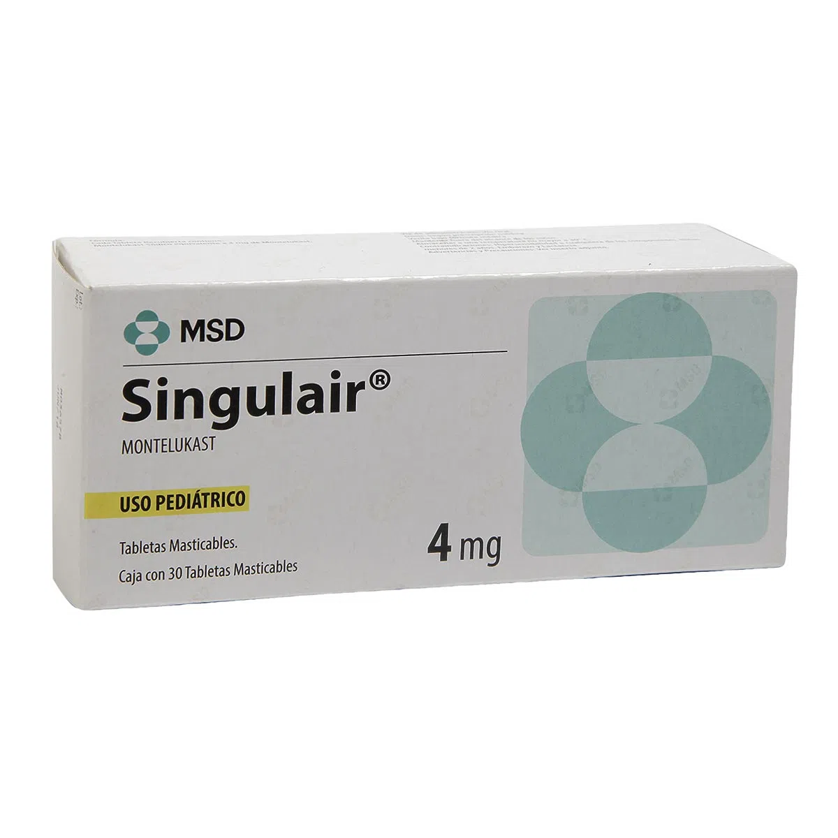 Singulair  4 Mg X 30 Tabletas. - Singulair