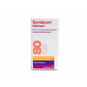 Symbicort Rapihaler 80/4.5 Mcg Susp P/inhalacion X 120 Dosis (230493) - Symbicort  Rapihaler