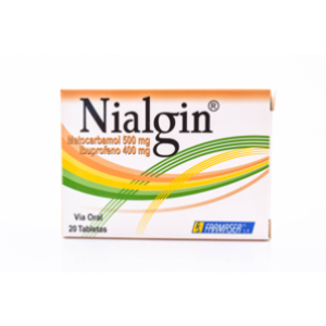 Nialgin 500/400 Mg Caja X 20 Tabletas - Nialgin