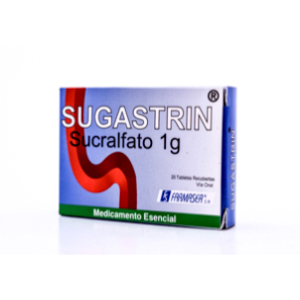 Sugastrin 1 G Caja X 20 Tabletas Recubiertas - Sugastrin