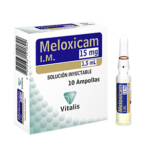 Meloxicam Vitalis 15 Mg/1.5 Ml Caja X 10 Ampollas. - Meloxicam  Vit