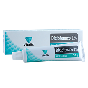 Diclofenaco 1% Vitalis Gel Topico Tubo X 50 Gr - Diclofenaco  Vit