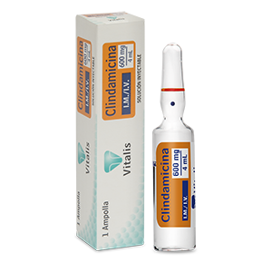 Clindamicina Vitalis 600 Mg/4 Ml Soluc Inyec Caja X 1 Ampolla - Clindamicina  Vit