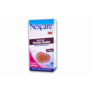Parche Ocular Nextcare Opticlude 3m Adulto Caja X 20 Parches De 8.3x5.6 Cm - Nextcare