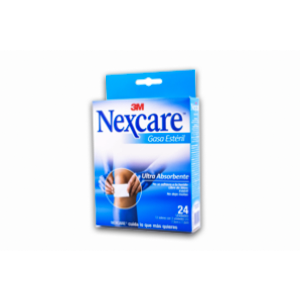 Gasa Esteril Nexcare 3m 15 Mm X15 Cm (7.5x7.5 Cm Dobl) X 12 Sobres X 2 - Nexcare