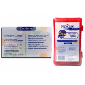 Botiquin Rojo Primeros Auxilios Nexcare 3m - Estrategias
