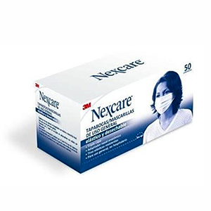 Tapabocas 3m Nexcare Elastico Desechable Caja X 50 Undades - Nextcare