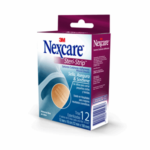 Suturas Cutaneas Adhesivas Steri-strip Nexcare 3m Caja X 12 Unds - Sin Asignar