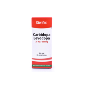 Carbidopa+levodopa G-far 25/250 Mg X 30 Tabletas. - Levadopa  Gf