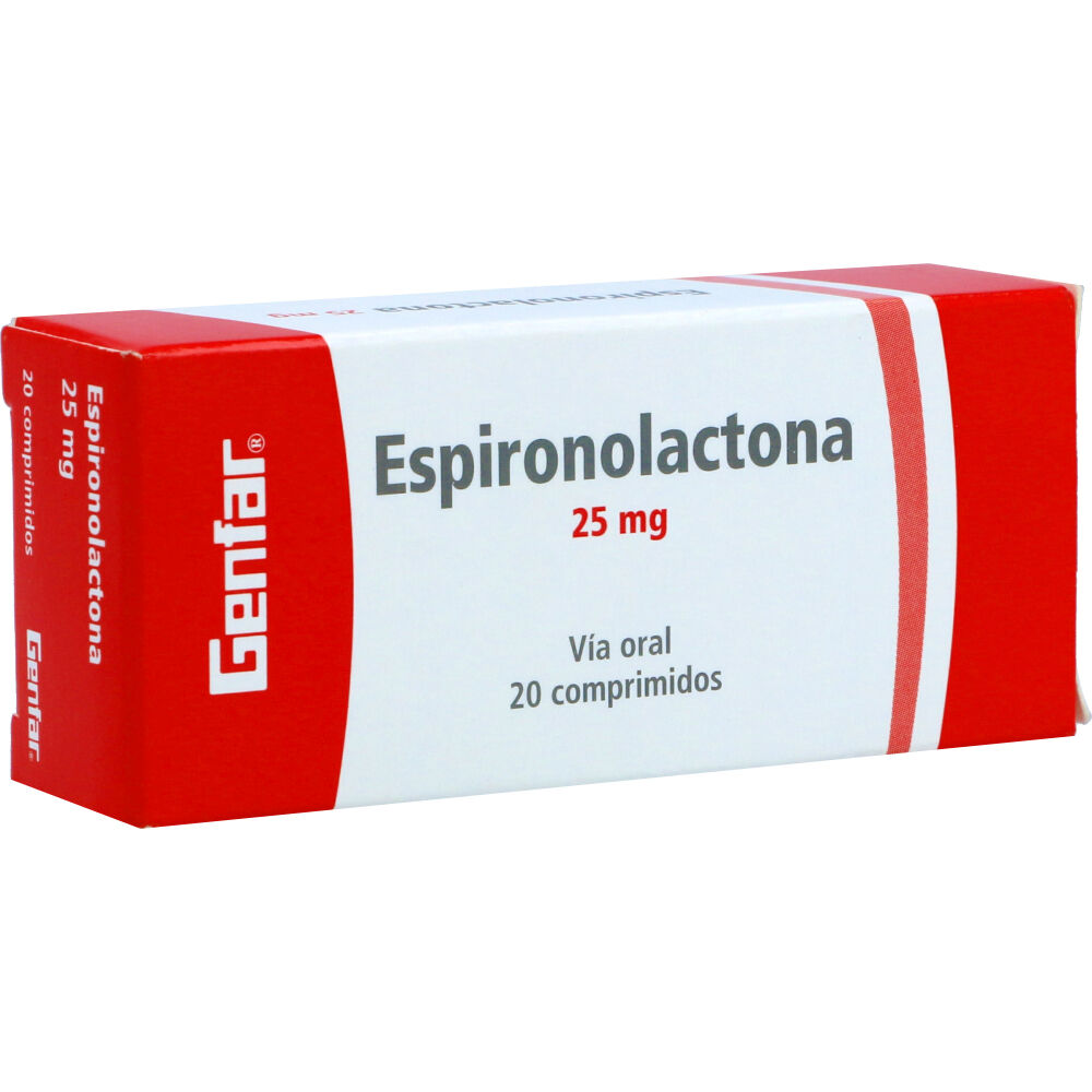 Espironolactona Winthrop 25 Mg X 20  Tabletas. - Espironolactona  Gf