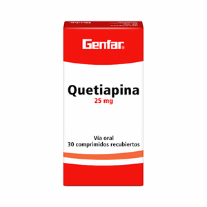 Quetiapina Gfar 25 Mg X 30 Tabletas. - Quetiapina  Gf