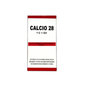 Calcio 28  C D3 Frasco X 120 Ml - Disher