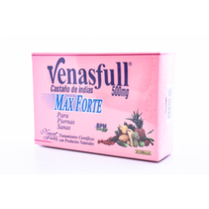 Venasfull 500mg Max Forte Caja X 30 Capsulas Softgels - Venasfull