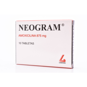 Neogram 875 Mg Caja X 10 Tabletas - Neogram