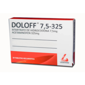 Doloff 7.5-325 Mg Caja X 10 Tabletas Recubiertas - Doloff  5
