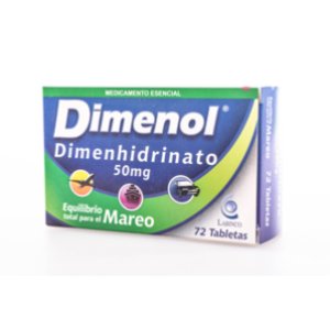 Dimenol 50 Mg X 72 Tabletas - Dimenol