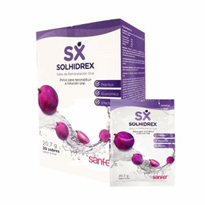 Suero Rehidratante Solhidrex Uva Caja X 30 Sobres 20.7 G - Solhidrex 