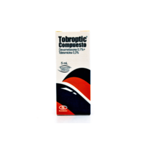 Tobroptic Compuesto 0.3/0.1% Soluc Oftal X 5 Ml - Tobroptic