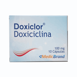 Doxiclor 100 Mg Caja X 10 Capsulas - Doxiclor