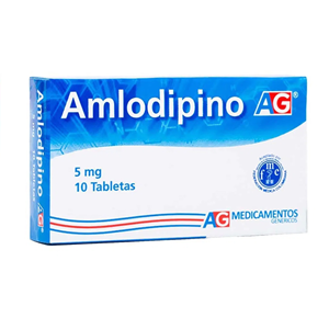 Amlodipino A-g 5 Mg X 10 Tabletas - Amlodipino  A-g