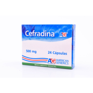 Cefradina Ag 500 Mg X 24 Capsulas - Ag