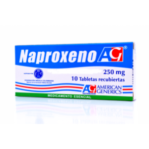 Naproxeno A-g 250 Mg X 10 Tabletas - Naproxeno  Ag