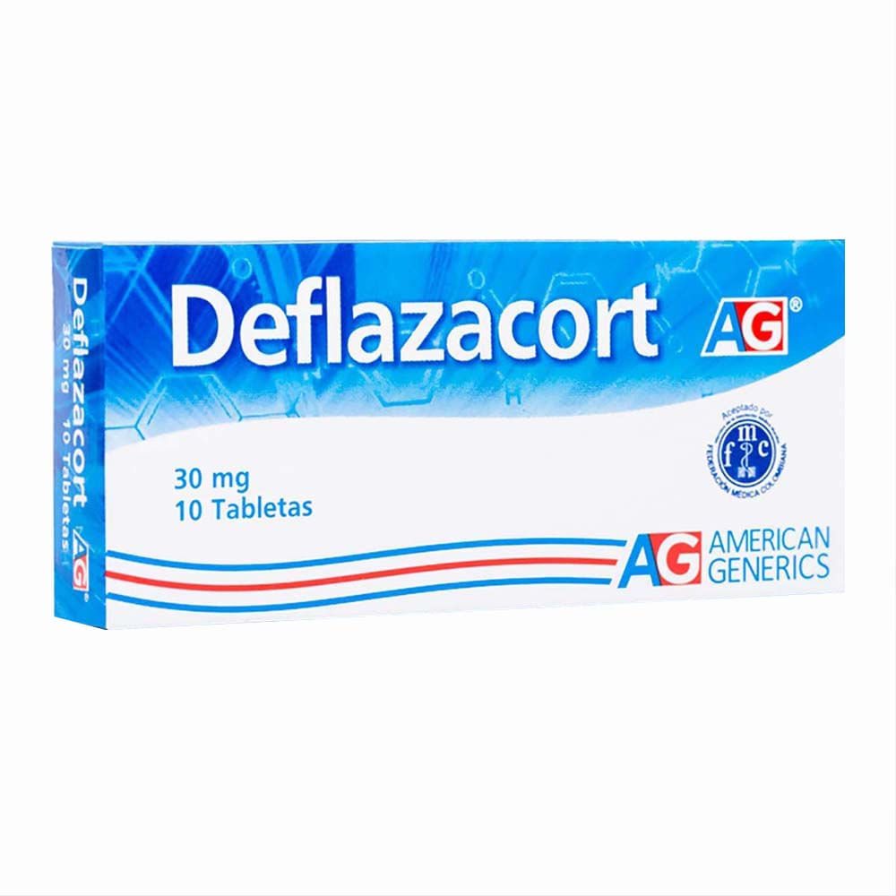 Deflazacort A-g 30 Mg X 10 Tabletas. - Deflazacort  Ag