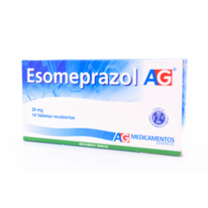 Esomeprazol A-g 20 Mg X 14 Tabletas - Esomeprazol  Ag