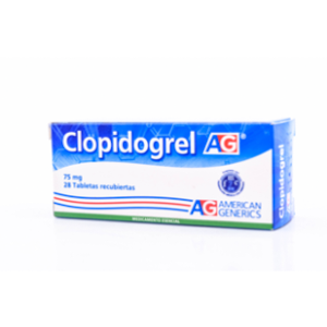 Clopidogrel Ag 75 Mg Caja X 28 Tabletas - Ag