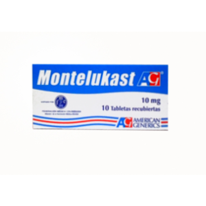Montelukast Ag 10 Mg Caja X 10 Tabletas - Ag  