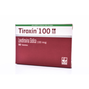 Tiroxin 100 Mcg X 50 Tabletas - Tiroxin