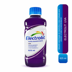 Electrolit Suero Rehidratante Sabor Uva Frasco X 625 Ml. - Electrolit